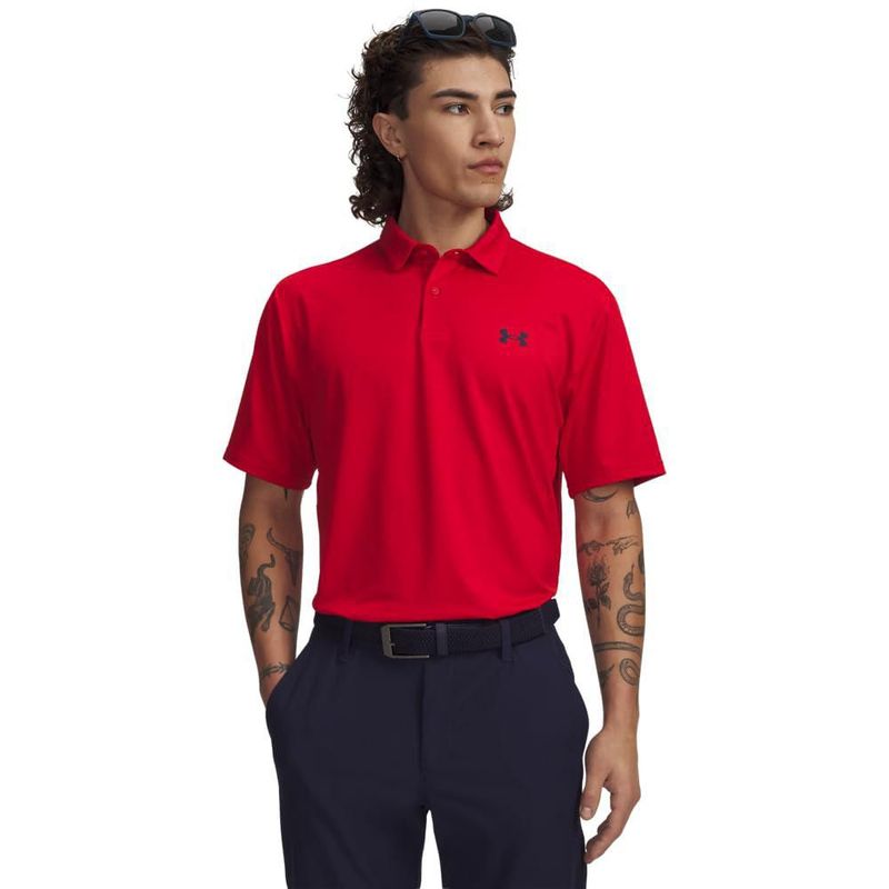 Polera Under Armour Matchplay 600 ROJO/AZUL MARINO XL