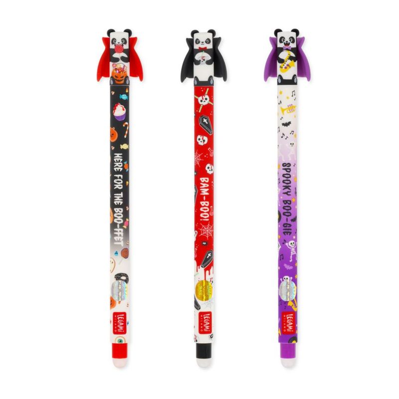 Set de Bolígrafos Legami Halloween Borrable y Amigos Encantadores