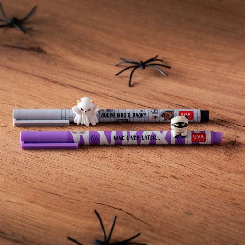 Set de Bolígrafos Legami Halloween Borrable y Amigos Encantadores