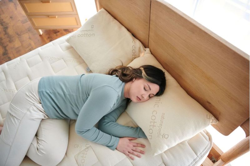 Almohada Naturepedic Queen de Látex Orgánico Ajustable