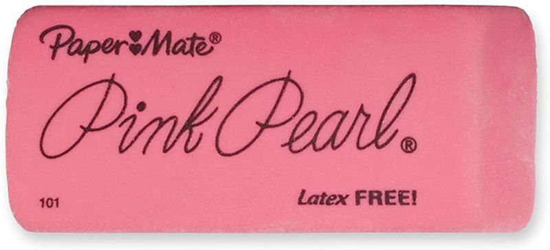 Goma de borrar Paper Mate Pink Pearl paquete de 3 (6 unidades)
