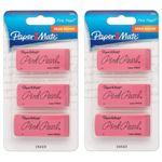Goma de borrar Paper Mate Pink Pearl paquete de 3 (6 unidades)