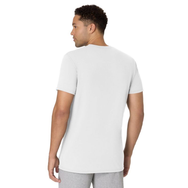Camiseta Hanes XL Alto Blanca Tri-Blend