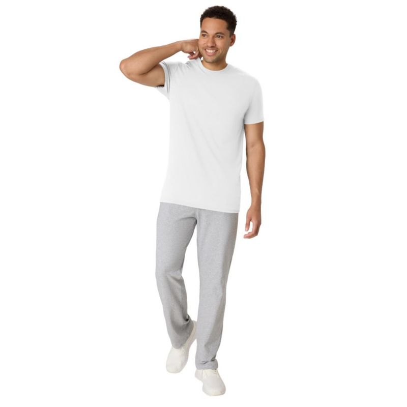 Camiseta Hanes XL Alto Blanca Tri-Blend