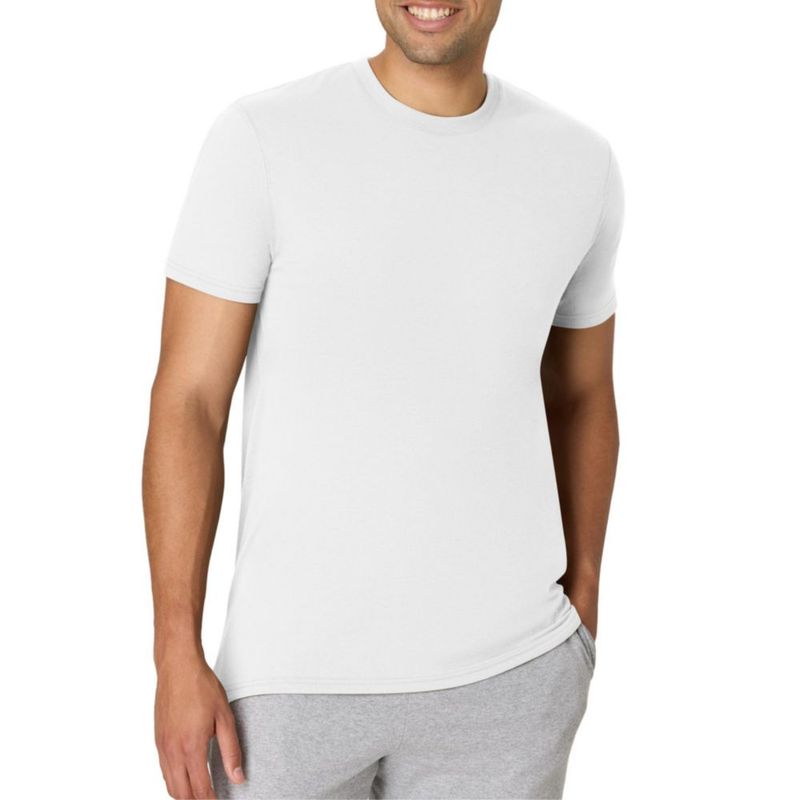 Camiseta Hanes XL Alto Blanca Tri-Blend