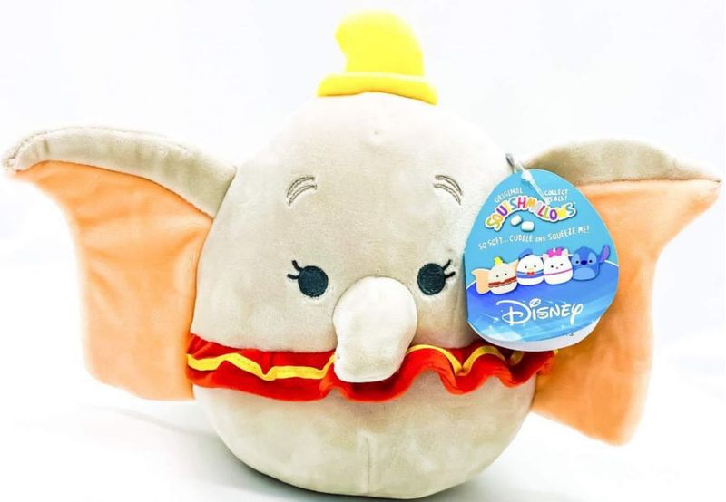Peluche Squishmallow Dumbo de 13 cm