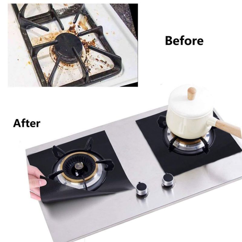 Protectores para placa de cocina Forlivese pack de 10 27 cm antiadherente
