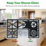 Protectores para placa de cocina Forlivese pack de 10 27 cm antiadherente