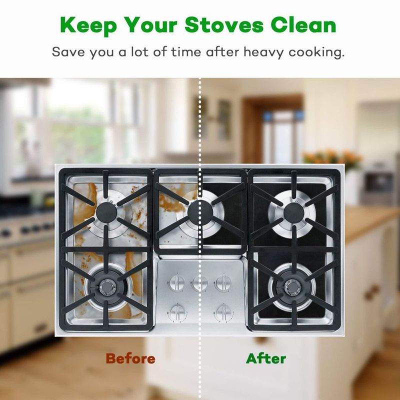Protectores para placa de cocina Forlivese pack de 10 27 cm antiadherente
