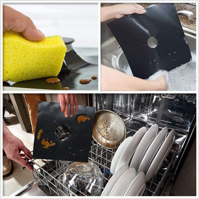 Protectores para placa de cocina Forlivese pack de 10 27 cm antiadherente
