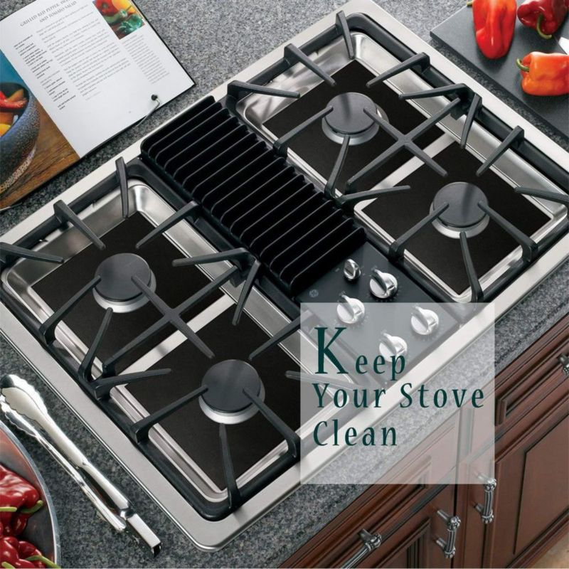 Protectores para placa de cocina Forlivese pack de 10 27 cm antiadherente