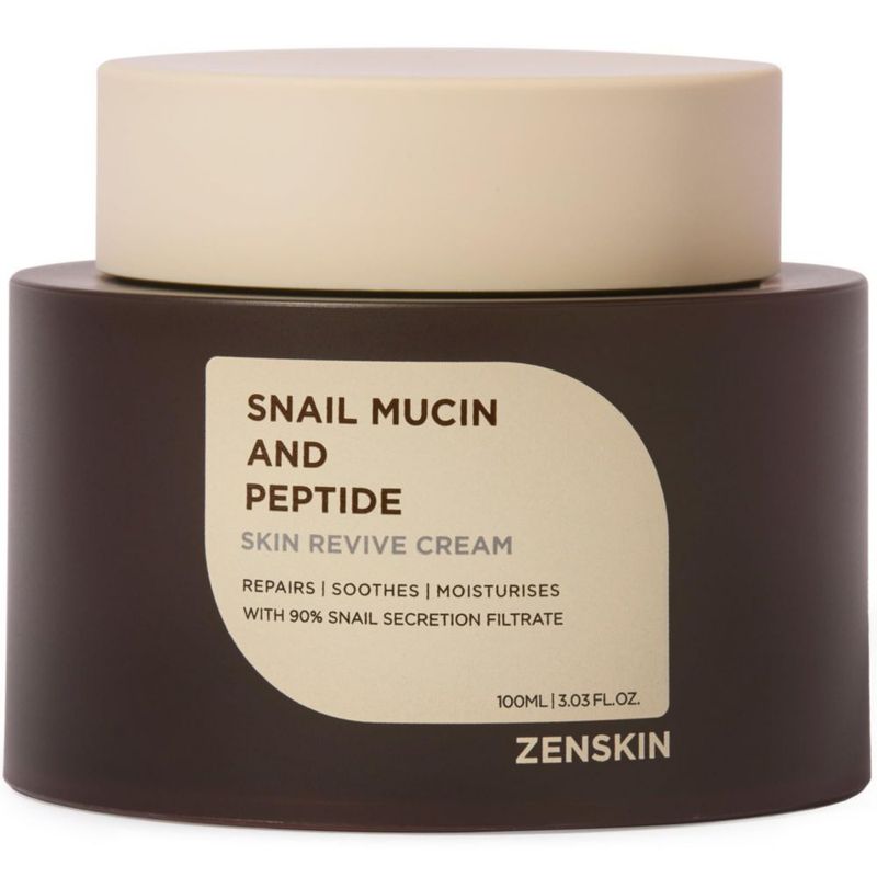 Crema Hidratante Zenskin 100 ml con Moco de Caracol y Péptido