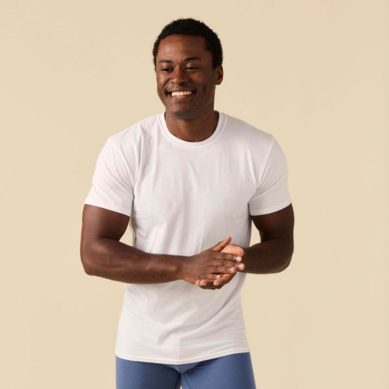 Camiseta Gildan de algodón elástico pack de 3 talla mediana