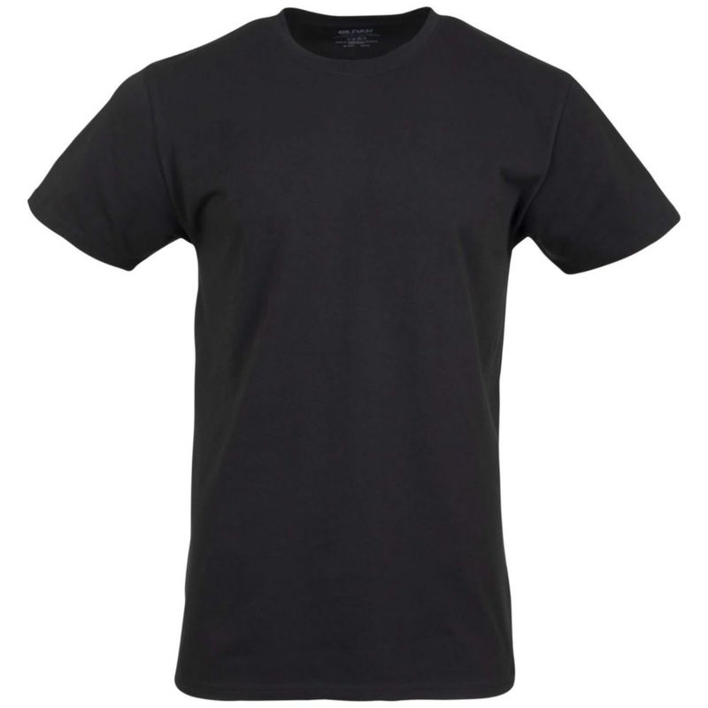 Camiseta Gildan de algodón elástico pack de 3 talla mediana