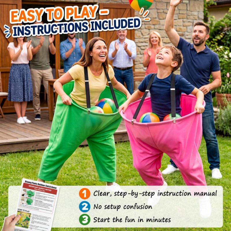 Juego de patio Aryala "Granny Pants" Pack de 4 - Diversión al aire libre