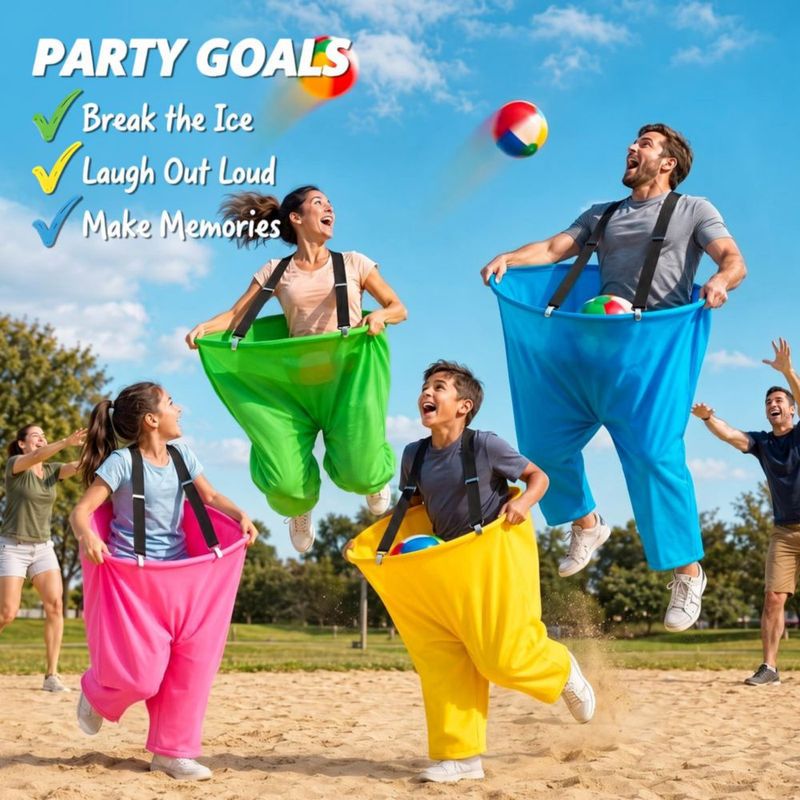 Juego de patio Aryala "Granny Pants" Pack de 4 - Diversión al aire libre
