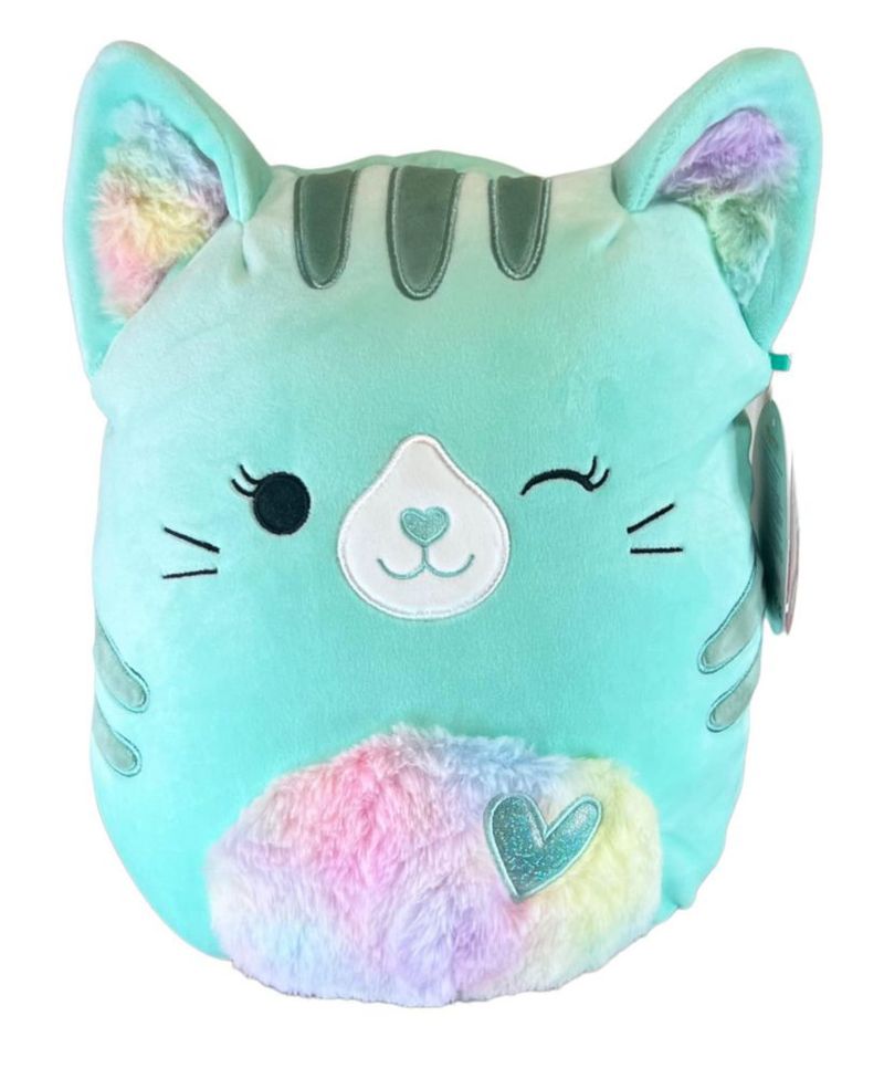 Peluche Squishmallows Corinna 28 cm Gato Turquesa 2023