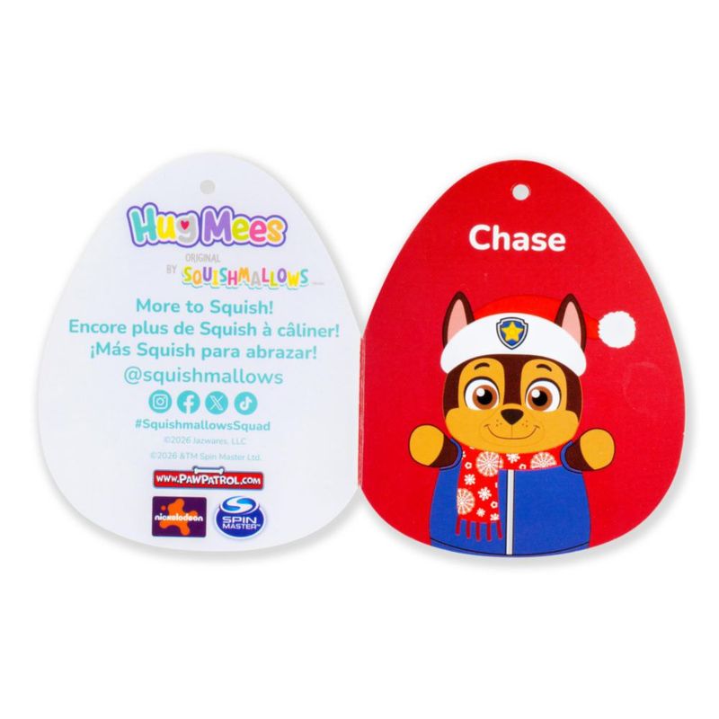 Peluche Squishmallows Chase 25 cm Holiday HugMees