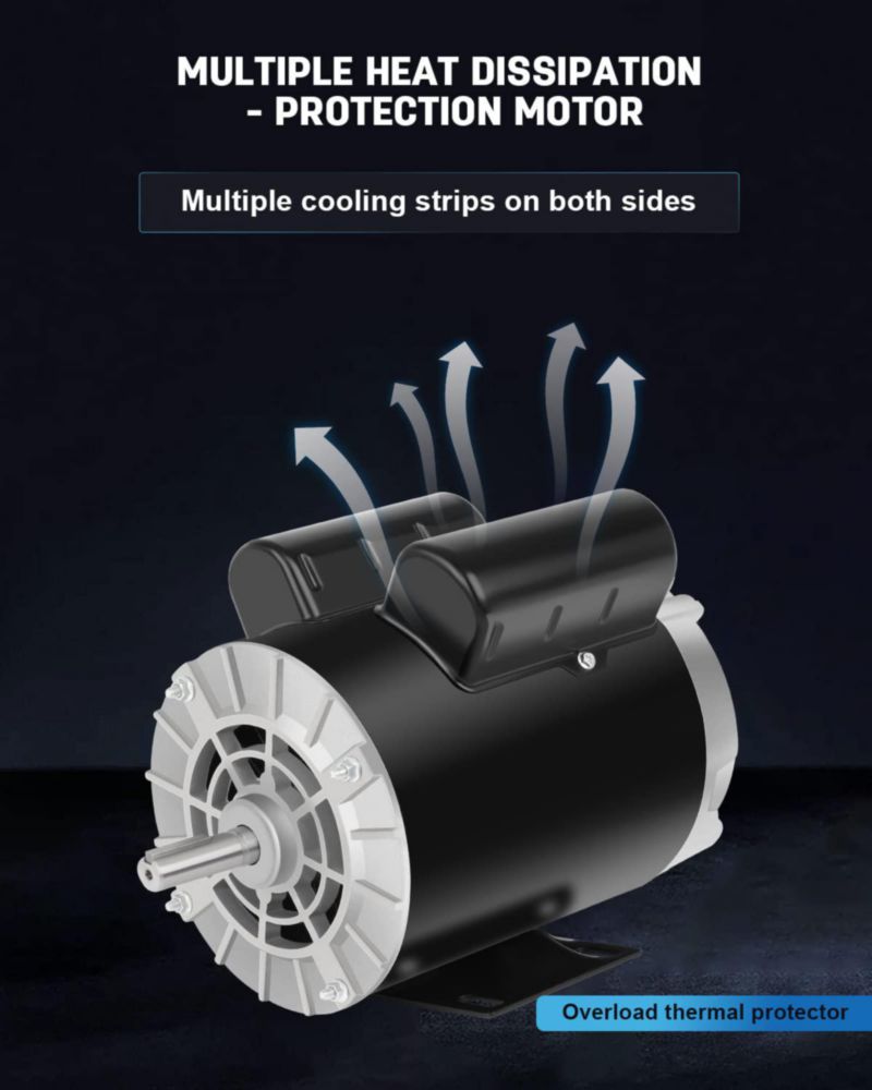 Motor eléctrico FAHKNS 3 HP 3450 RPM 115/230 V marco 56