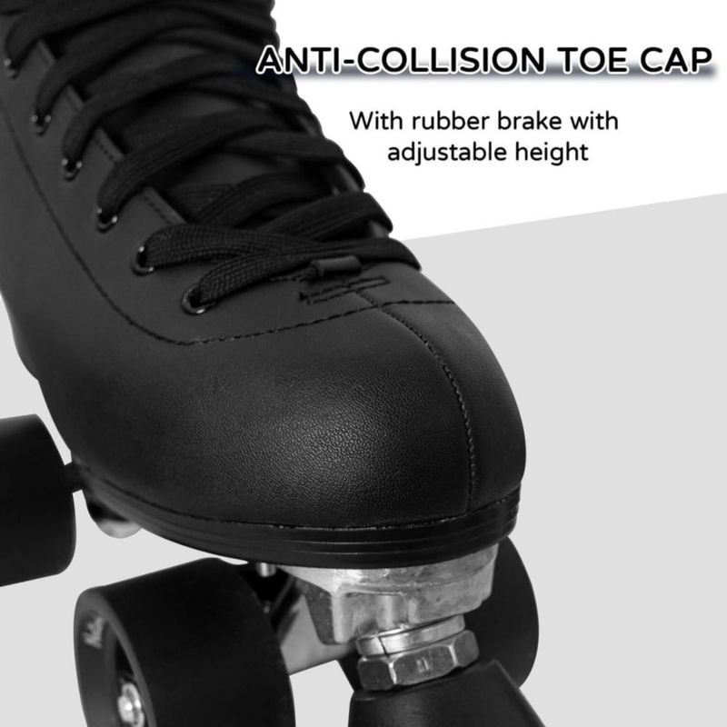 Patines MonSports talla 9 negro estilo derby