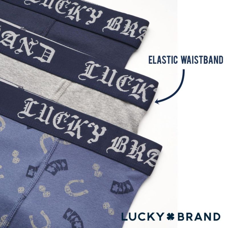 Bóxers tipo slip Lucky Brand - Pack de 3 algodón entrepierna de 10 cm