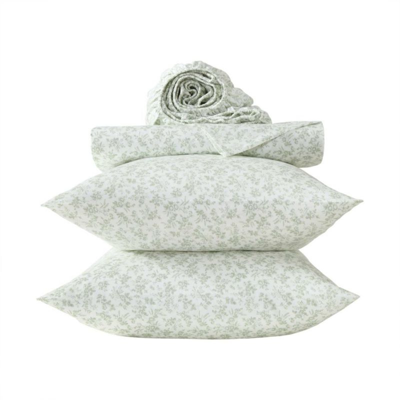 Juego de sábanas Laura Ashley Full 206 cm profundidad de bolsillo 12 cm