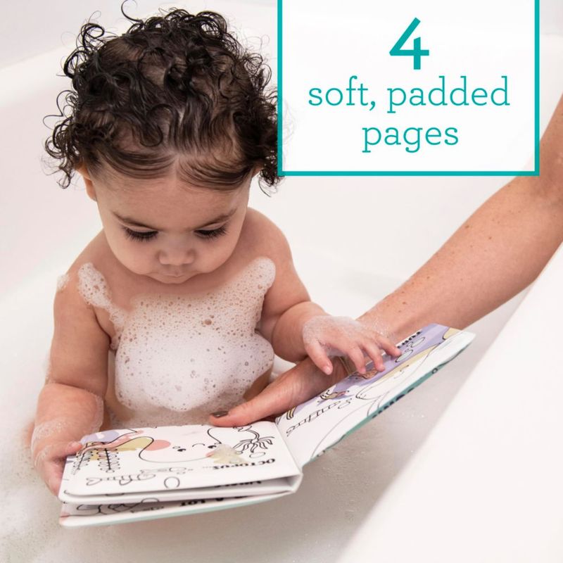 Libro de Baño Infantino 15 cm Revelado de Color Tema Océano
