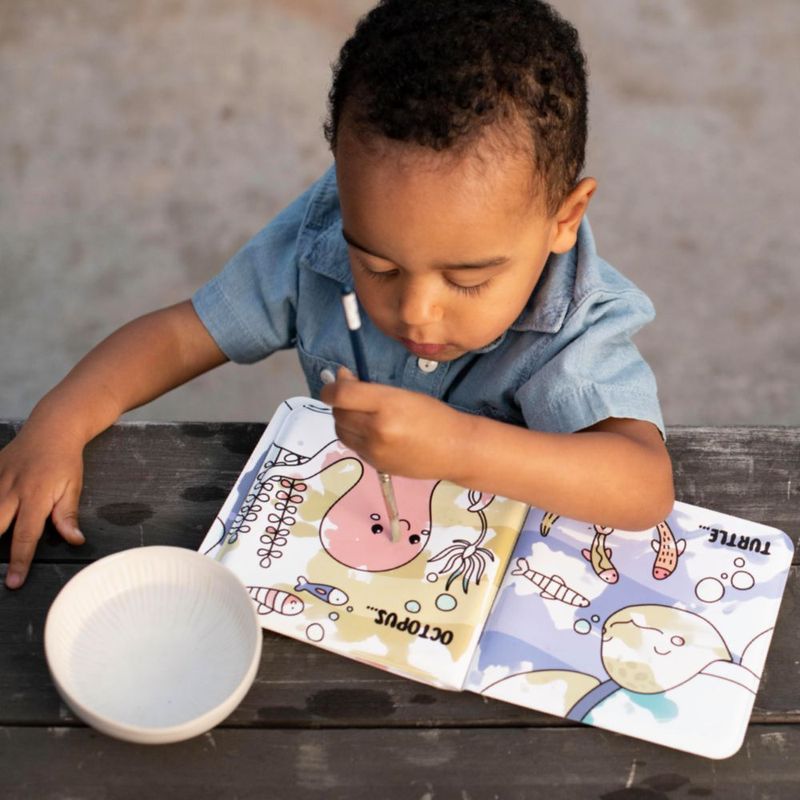 Libro de Baño Infantino 15 cm Revelado de Color Tema Océano