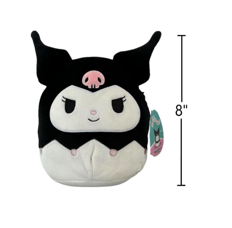 Juguete de peluche Squishmallows Kuromi 20 cm Escuadrón Sanrio