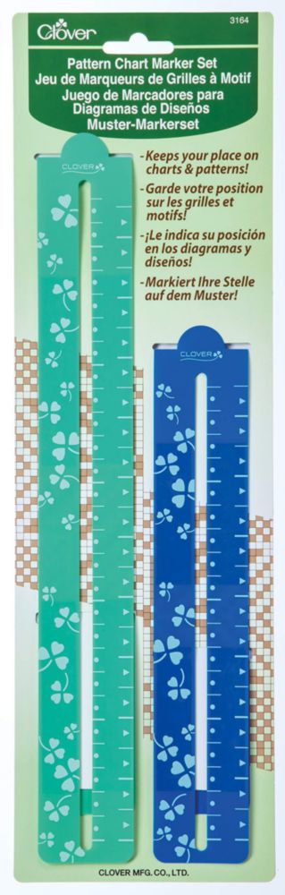 Set magnético de marcadores de posición Clover 22 cm y 30 cm