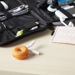 Organizador de cables Electriduct 4 cm amarillo oscuro paquete de 10