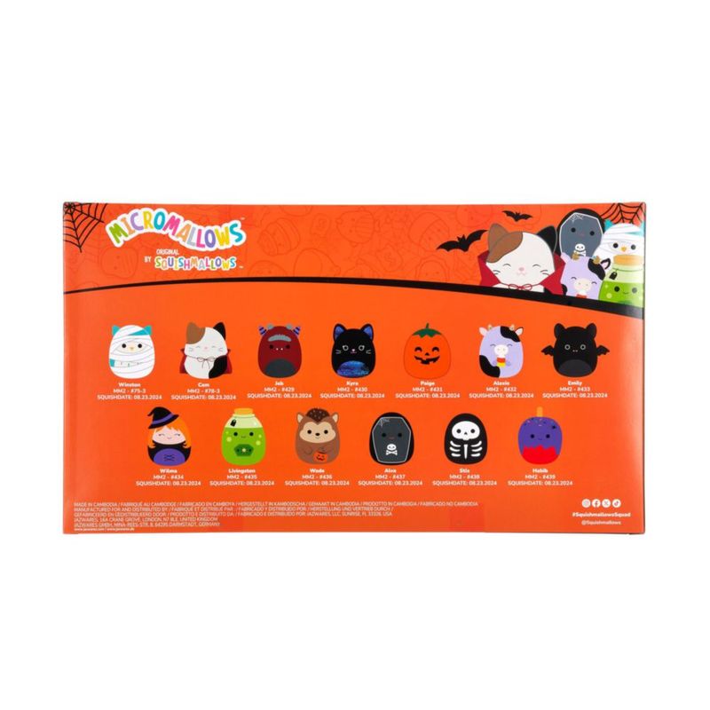 Calendario de Adviento Squishmallows 13 Pack de Peluches Micro