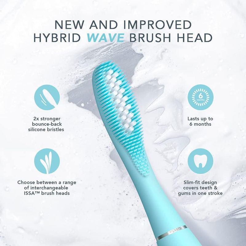 Cabezal de cepillo FOREO ISSA Hybrid Wave color menta