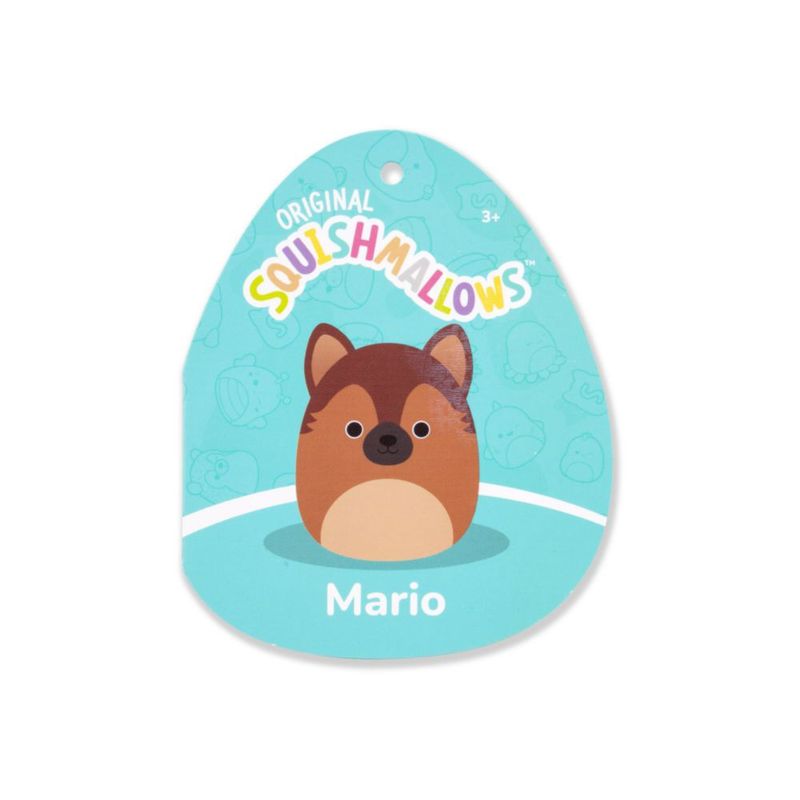Peluche Squishmallows Mario 13 cm Jazwares Original