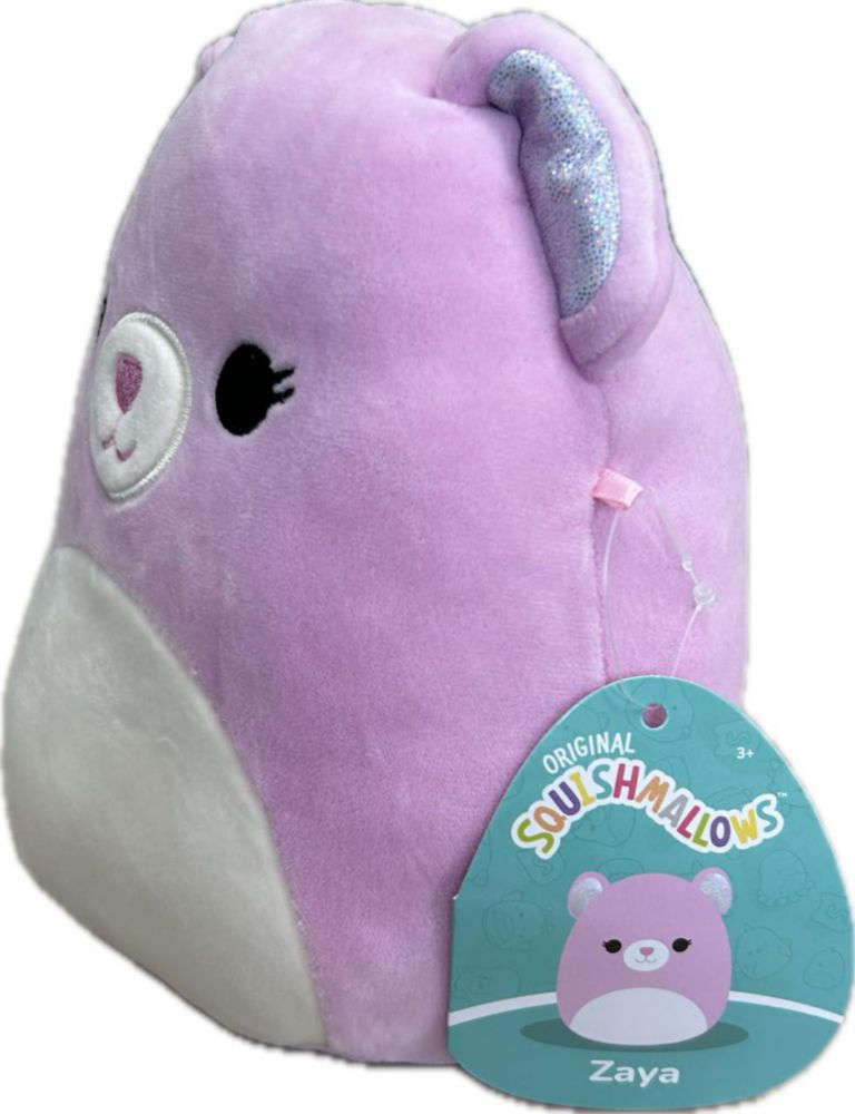 Peluche Squishmallows Zaya Oso Rosa 18 cm