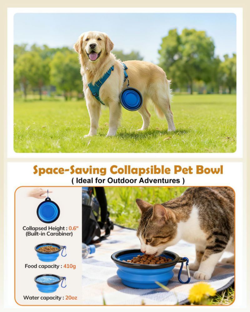 Transportadora para gatos Morpilot 46x32x36 cm hasta 9 kg plegable
