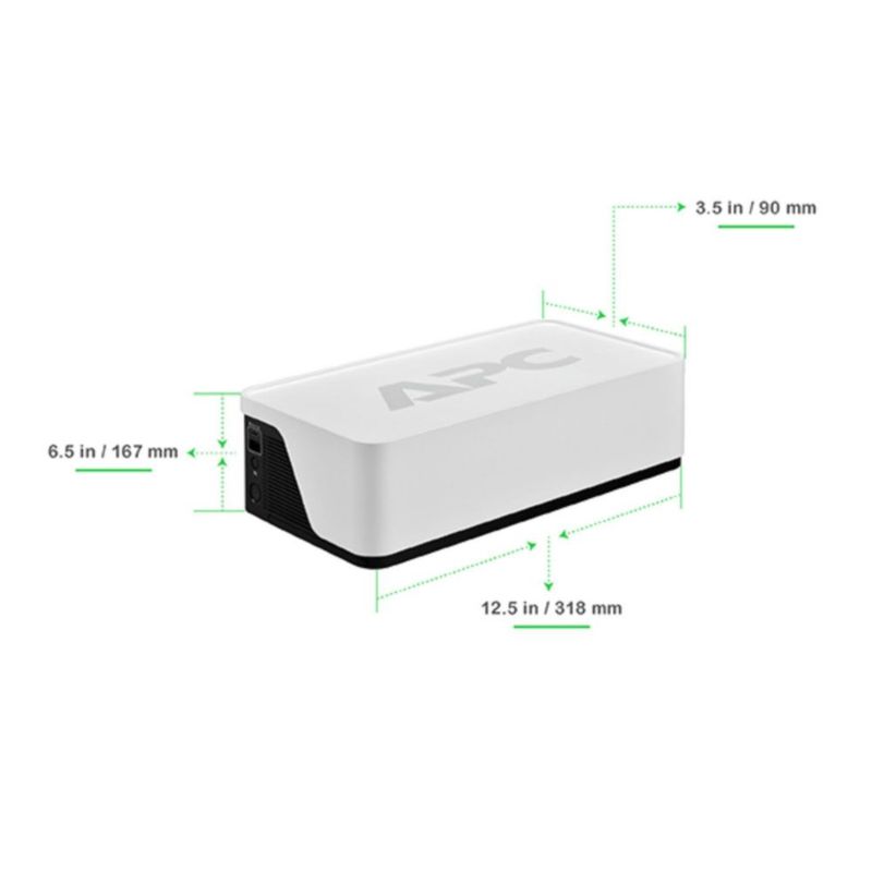 UPS APC Back-UPS BE1050G3 1050VA con 6 tomas de batería