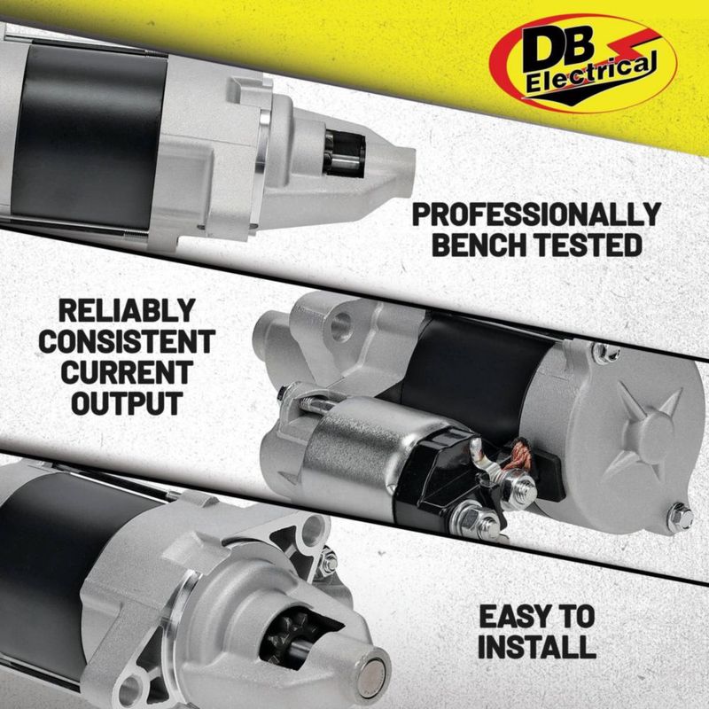 Motor de arranque DB Electrical 12V 9 dientes tipo DD