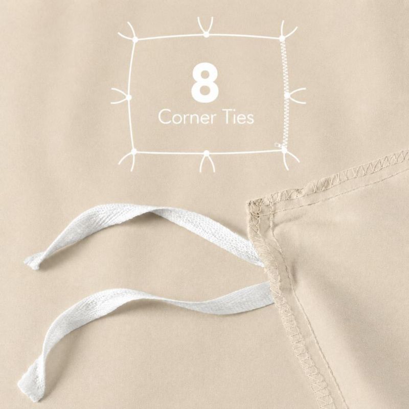 Funda de edredón Utopia Bedding Twin/Twin XL Marfil