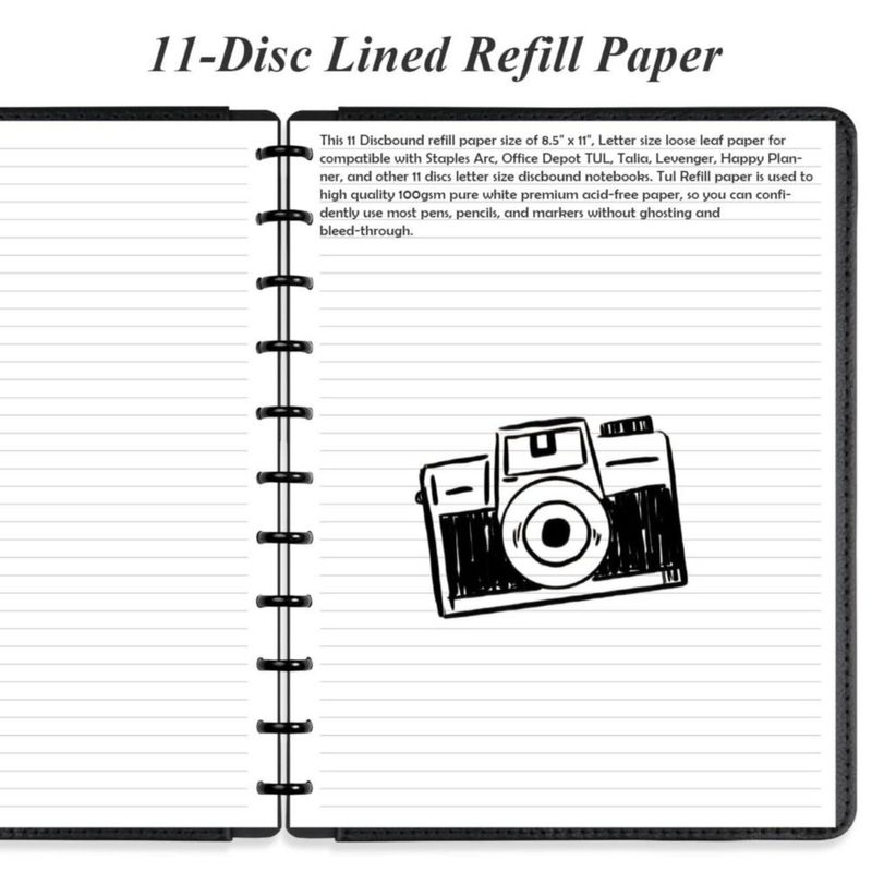 Papel de recarga Yaridar 21 × 28 cm 300 hojas 100 g/m² blanco
