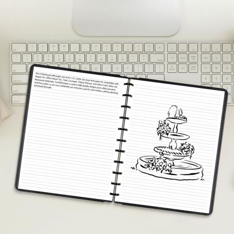 Papel de recarga Yaridar 21 × 28 cm 300 hojas 100 g/m² blanco