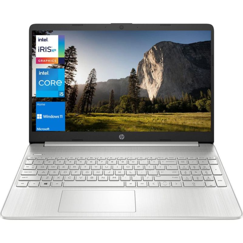 Portátil HP 15 i5-1135G7 156" 12 GB RAM 512 GB SSD Plateado