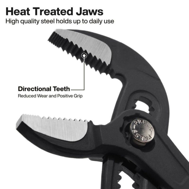 Alicates KLEIN TOOLS 25 cm de ajuste rápido con dientes serrados