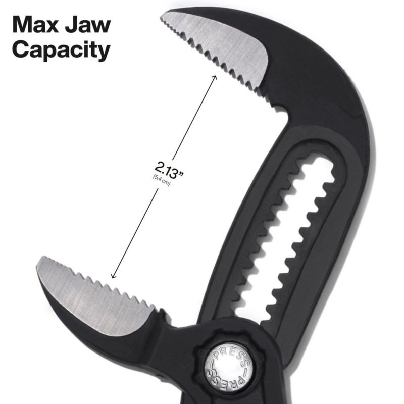 Alicates KLEIN TOOLS 25 cm de ajuste rápido con dientes serrados