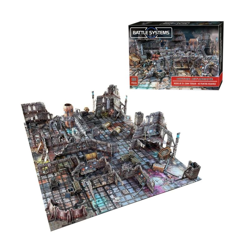 Terreno modular 3D de ciencia ficción 28 mm – Battle Systems
