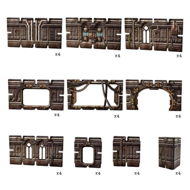 Terreno modular 3D de ciencia ficción 28 mm – Battle Systems