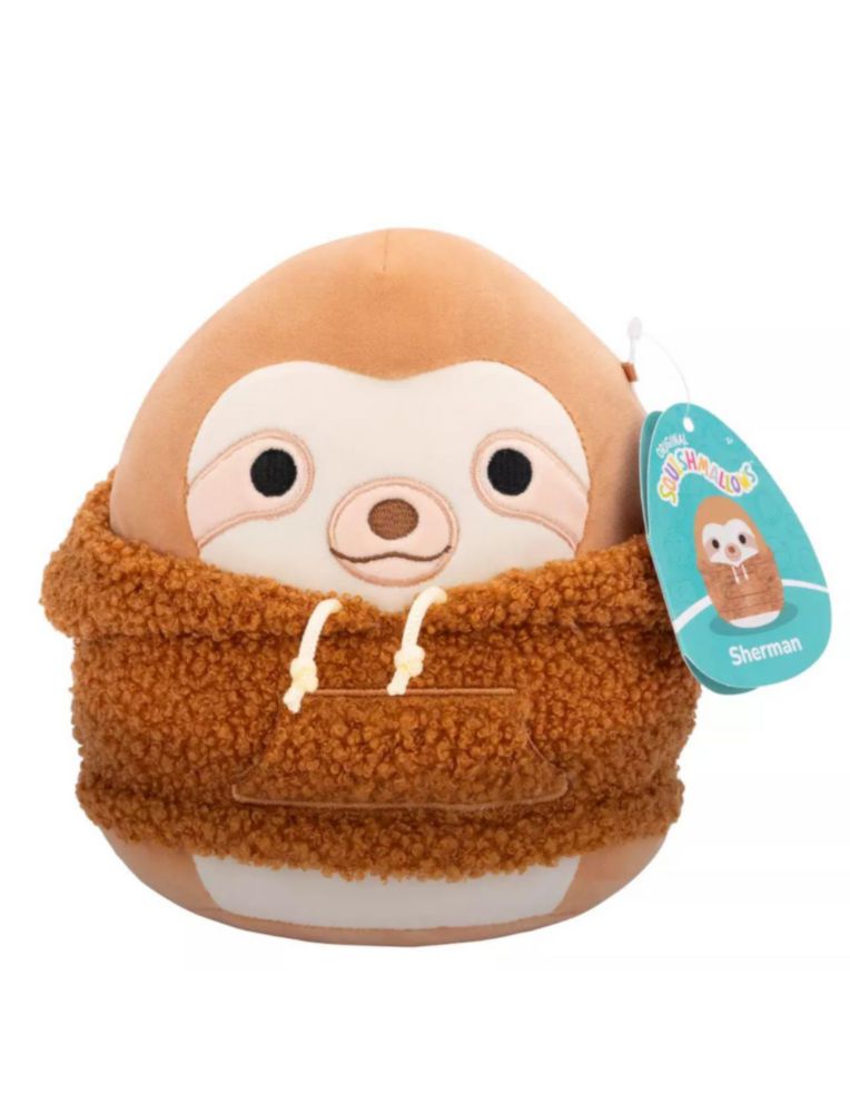 Peluche Squishmallows 20 cm Sherman el Perezoso 2024