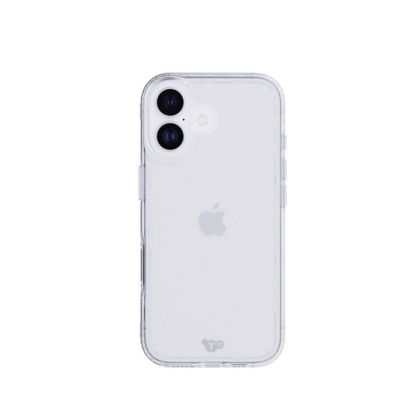 Funda Tech21 EvoClear para iPhone 17 Transparente y Compatible con Carga Inalámbrica