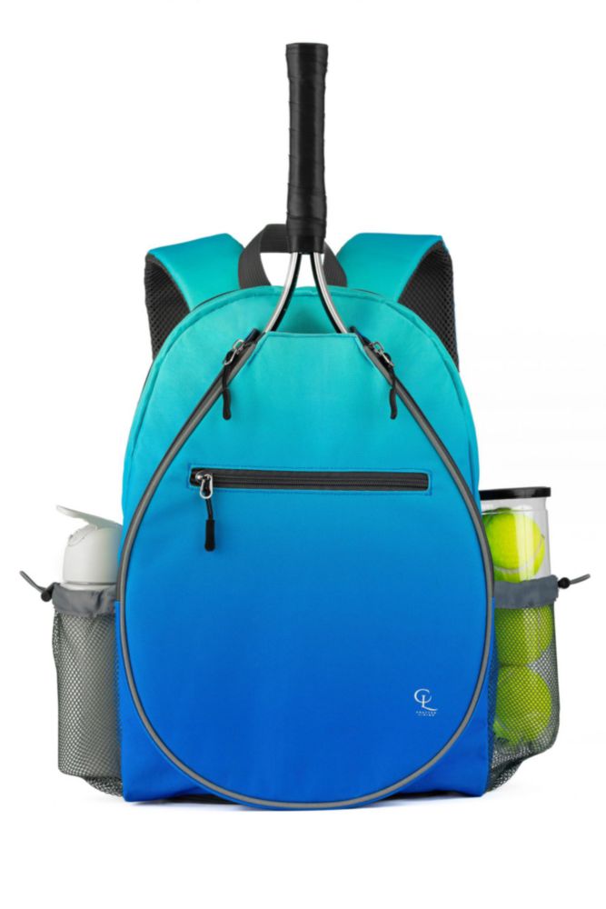 Mochila de Tenis Crafted Living 46 cm Azul Aqua