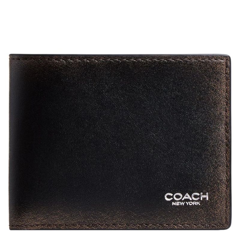 Cartera Slim Billfold Coach en Cuero Loved 10 cm × 8 cm